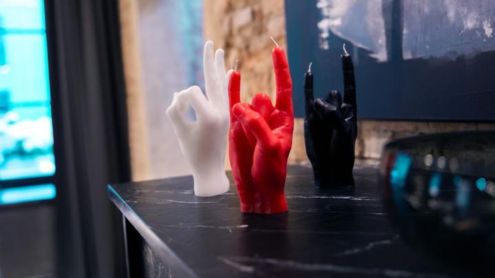 Immagine prodotto Candle Hand Tu sei un rock (1 pz.)