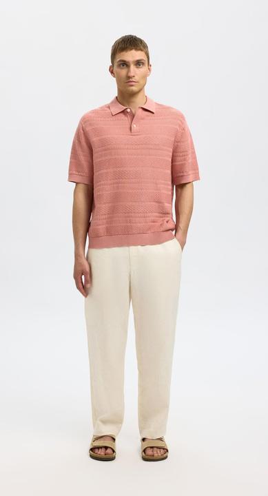 Image du produit Selected Homme Textured Polohemd aus Strick (S)
