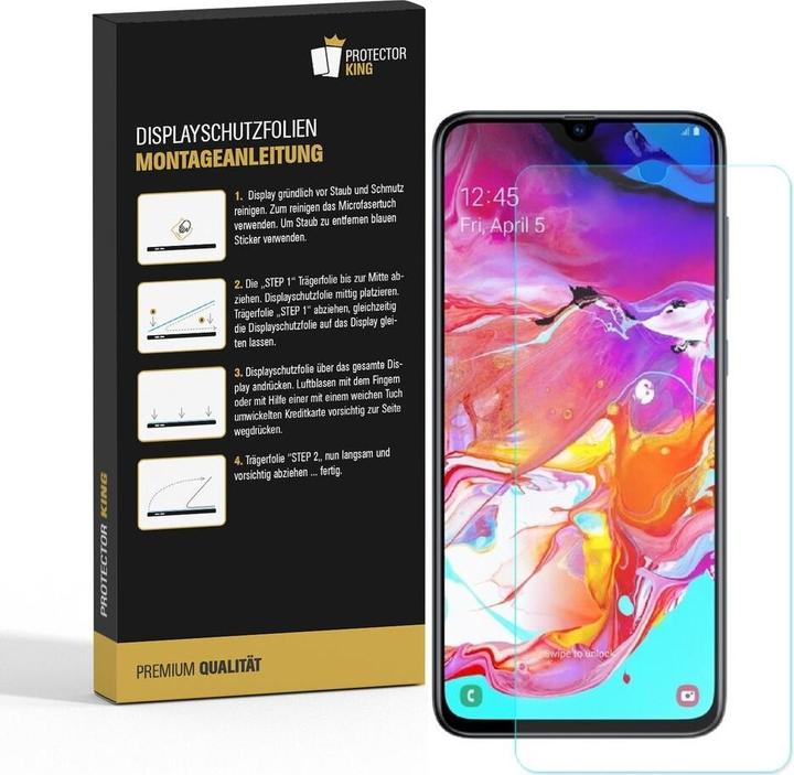 Actual product image Protectorking 6x Premium screen protector 3D CLEAR (6 Piece, Samsung Galaxy A70)