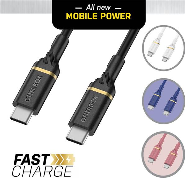 Produktbild OtterBox USB-C - USB-C Kabel (1 m, USB 2.0)