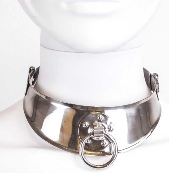 Actual product image Metal Hard Metalhard Restricted Slave Collar