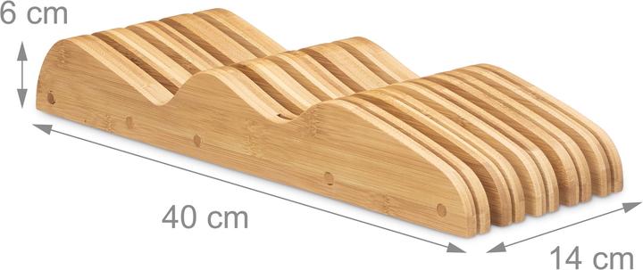 Actual product image Relaxdays Knife block