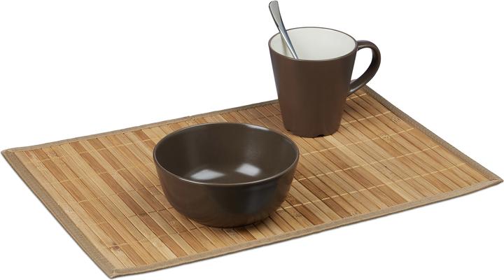 Immagine prodotto Relaxdays Set da 6 tovagliette (6 pz., 45 x 30 x 0,3 cm)