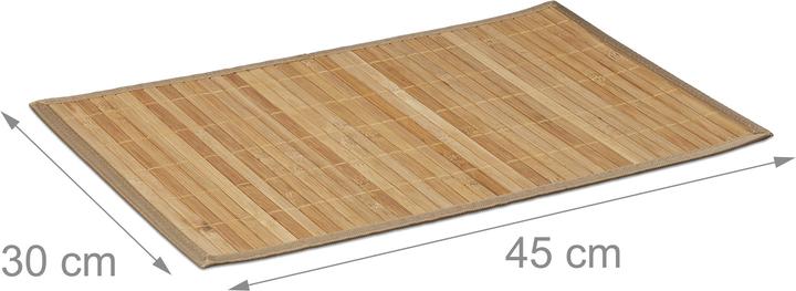 Immagine prodotto Relaxdays Set da 6 tovagliette (6 pz., 45 x 30 x 0,3 cm)