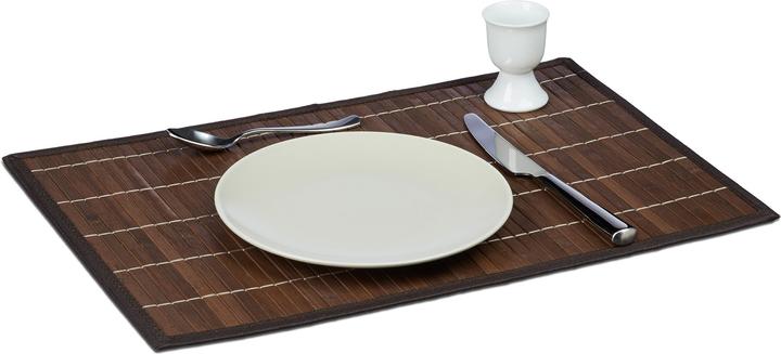 Immagine prodotto Relaxdays Set da 6 tovagliette (6 pz., 45 x 30 x 0,3 cm)