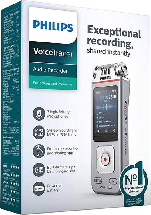 Produktbild Philips Digital Voice Tracer DVT4110 (8 GB)