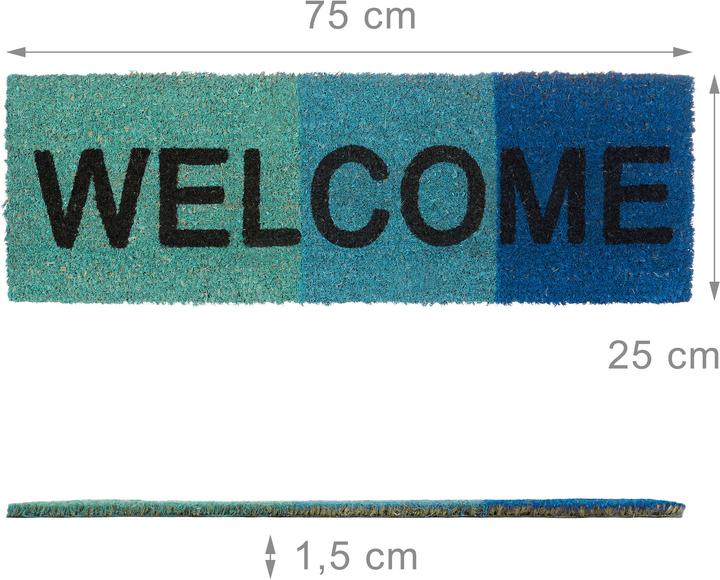Immagine prodotto Relaxdays Zerbino (75 x 25 x 1,5 cm)