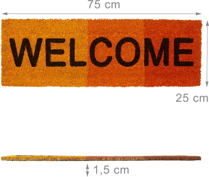 Produktbild Relaxdays Fussmatte (75 x 25 x 1.5 cm)