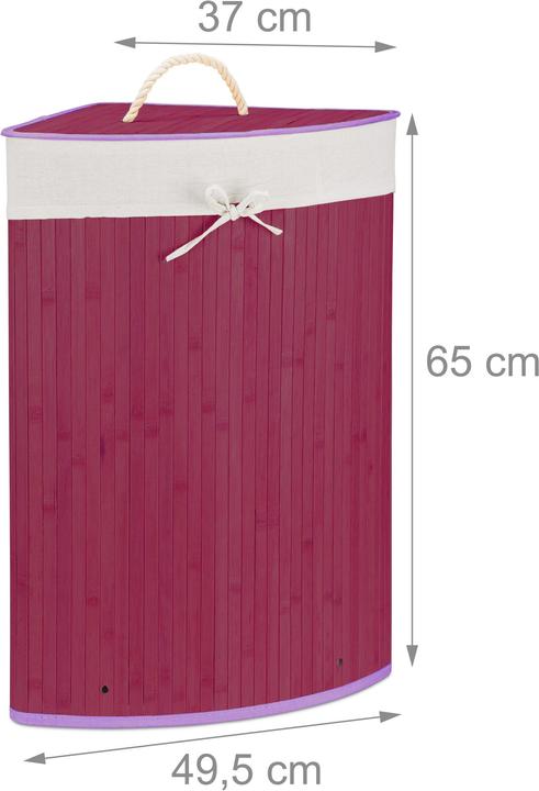 Produktbild Relaxdays Eckwäschekorb (60 l)