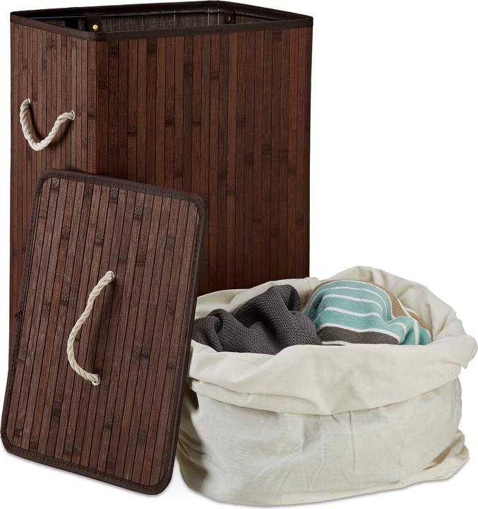 Image du produit Relaxdays Panier à linge rectangle (83 l)