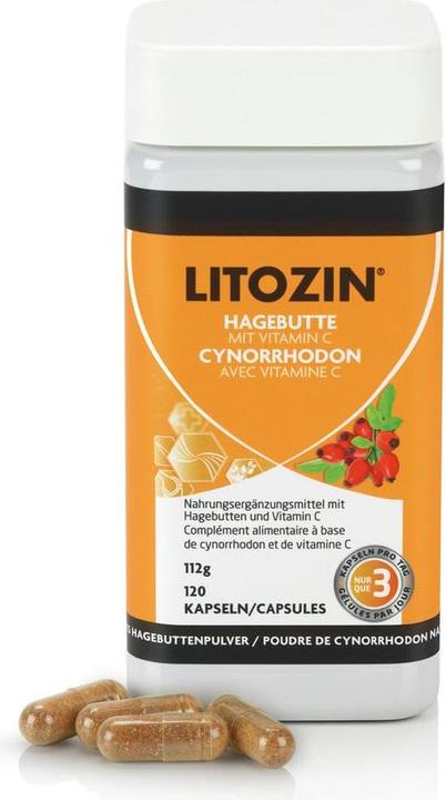 Produktbild Litozin Hagebuttenpulver (neu) Kaps (120 Stück, Kapseln, 144 g)