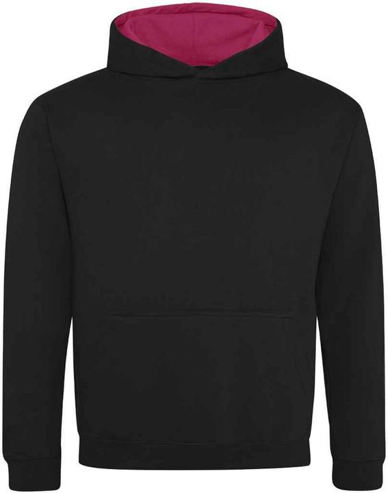 Pechschwarz, Leuchtend Pink
