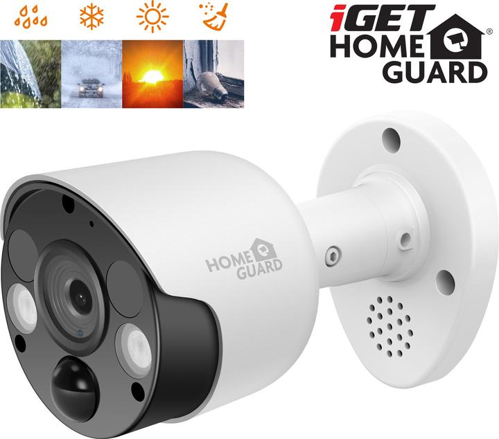 Actual product image iGet HOMEGUARD Bullet IP security camera Indoor & outdoor pixels Ceiling/wall (3840 x 2160 pixels)