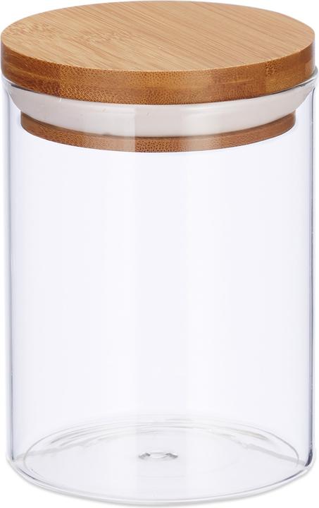 Actual product image Relaxdays Glass Jars, Set of 3 (0.60 l)