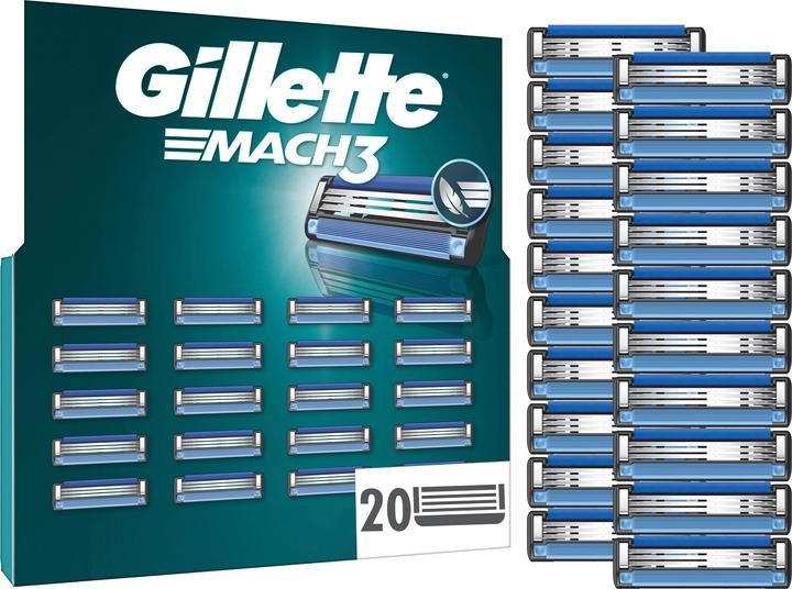 Actual product image Gillette Mach3 (20 x)