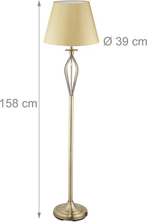 Actual product image Relaxdays Shade lamp (E27)