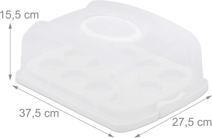 Image du produit Relaxdays Boîte pour gâteau rectangulaire