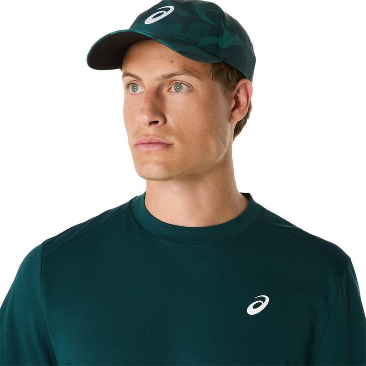 ASICS Performance Asics Court Ss Top Saxon Green Man