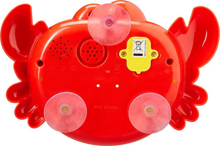 Actual product image Relaxdays Bathtime Crab Toy, Red
