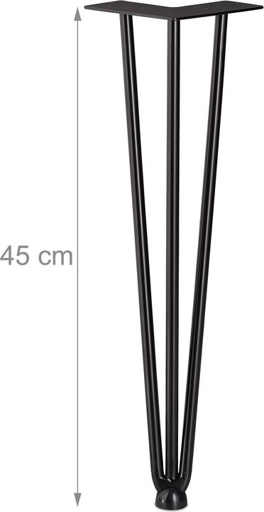 Produktbild Relaxdays Hairpin Tischbein 4er Set