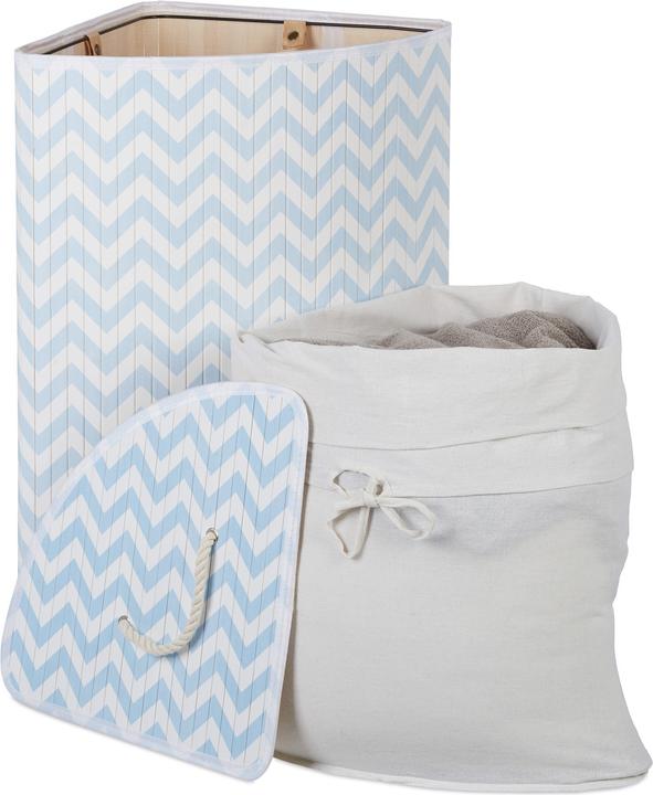 Produktbild Relaxdays Eckwäschekorb (60 l)