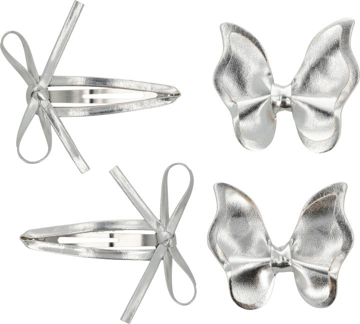 Immagine prodotto Trisa Fashion Schmetterling auf Clip & Click clack silber 4 Stk. (4 pz.)