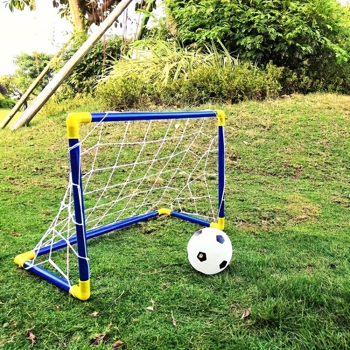 Actual product image Activity Board 2-Pack tragbares Fussballtor für Kinder, faltbares Kunststoff-Sportspielzeug, für drinnen und