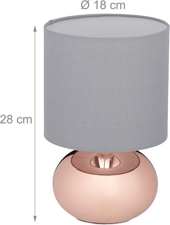 Produktbild Relaxdays Nachttischlampe (E14)