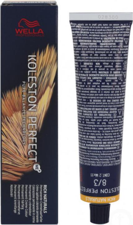 Image du produit Wella Koleston Perfect Me+ Rich Naturals (8/3 blond clair blond clair naturel-or)