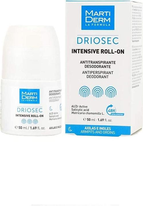 Actual product image Martiderm DRIOSEC INTENSIVE ROLL ON 2.0 50ml (Roll-on, 50 ml)