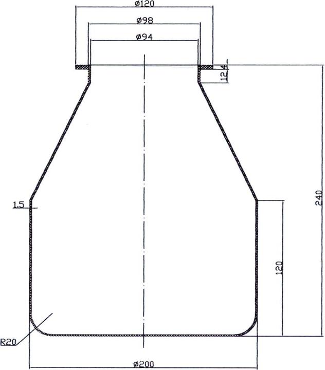 Produktbild Wiltec Membran Hauswasserwerk 20-24 L Druckkessel Membrankessel Gummiblase BUTYL (Hauswasserpumpe)
