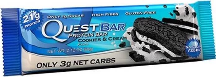 Produktbild Quest Bar (Cookies & Cream, 12 Stk., 720 g)