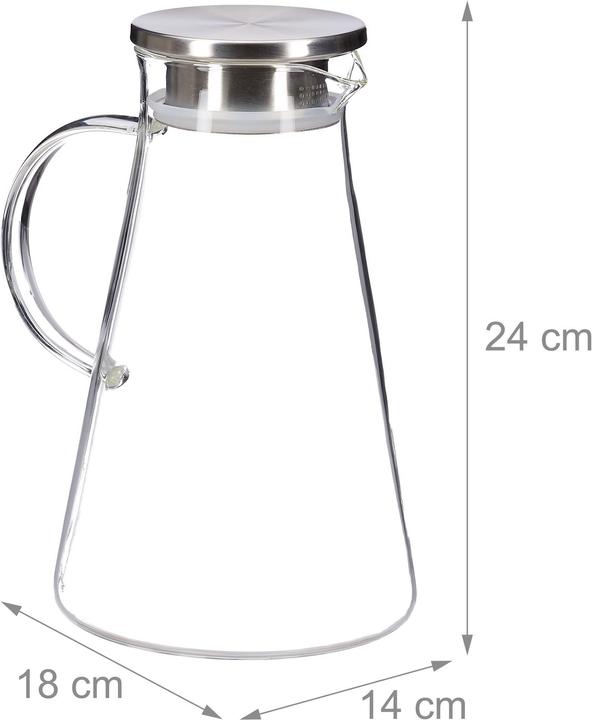 Produktbild Relaxdays Glaskaraffe (1.80 l)