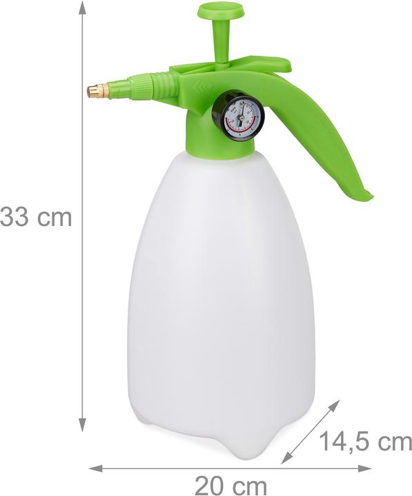 Actual product image Relaxdays Pressure Sprayer Bottle, 2L (2 l)