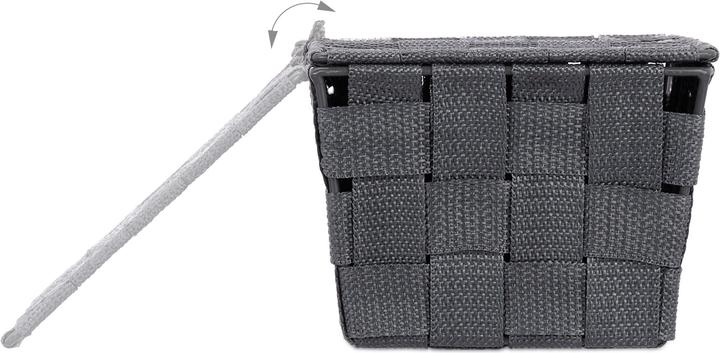Actual product image Relaxdays Storage Basket, Lidded (1 x, 19.5 x 14.5 x 10.5 cm)