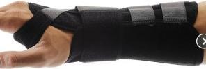 Actual product image Omnimed Ortho Manu Flex Wrist Support left black (M)