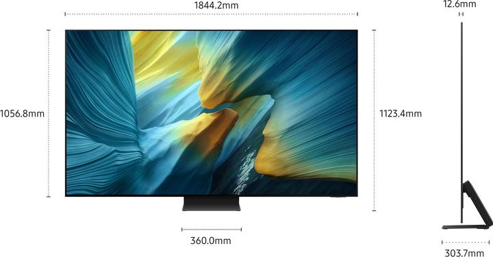 Produktbild Samsung QE83S95F (83", S95F, OLED, 4K, 2025)
