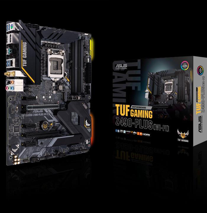 Actual product image ASUS TUF Gaming Z490-PLUS (wi-fi) (LGA 1200, Intel Z490, ATX)