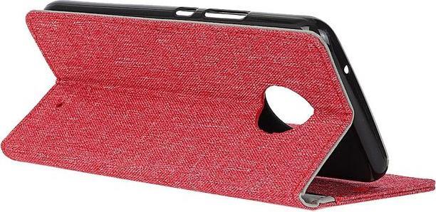Actual product image MU Classic Leather/fabric cover (Motorola Moto X4)