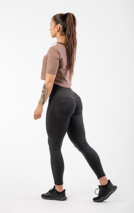 Actual product image Nebbia High Waist & Lifting Effect Bubble Butt Pants 587 black (XS)