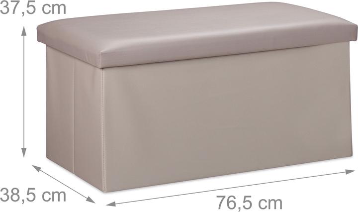 Produktbild Relaxdays Sitzbank (76.50 cm)