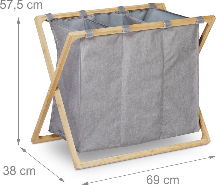 Image du produit Relaxdays Trieur à linge (84 l)