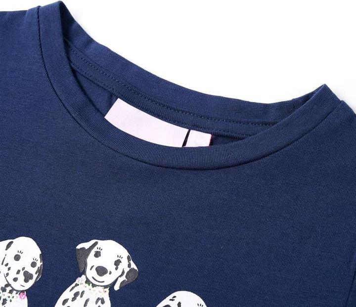 Immagine prodotto VidaXL Maglietta da bambino blu navy 128,Materiale: 95 % cotone. 5 (128)