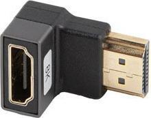 Produktbild Lanberg Adaptador 8k Hdmi(M) A Hdmi(H) Angulo Abajo Aluminio Plata (HDMI)