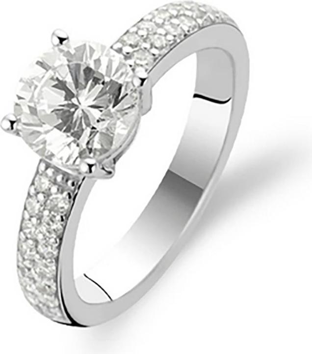 Ti Sento Milano Ring mit Zirkonia 1737ZI (56, 925 Silber)