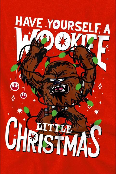 Produktbild Star Wars A Wookie Little Christmas TShirt (140)
