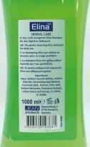 Actual product image Elina Shampoo 1000ml Herbal Herbal Care (1000 ml, Liquid shampoo)