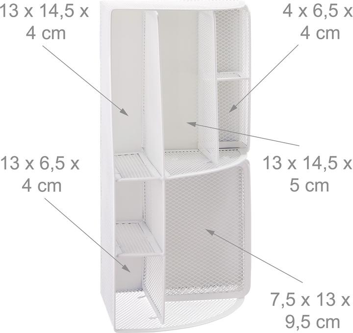 Actual product image Relaxdays Desk Organizer