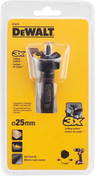 Actual product image DeWalt Rapid wood / Forstner drill bit, 25 mm ø (suitable for use in cordless drills, f (25 mm)