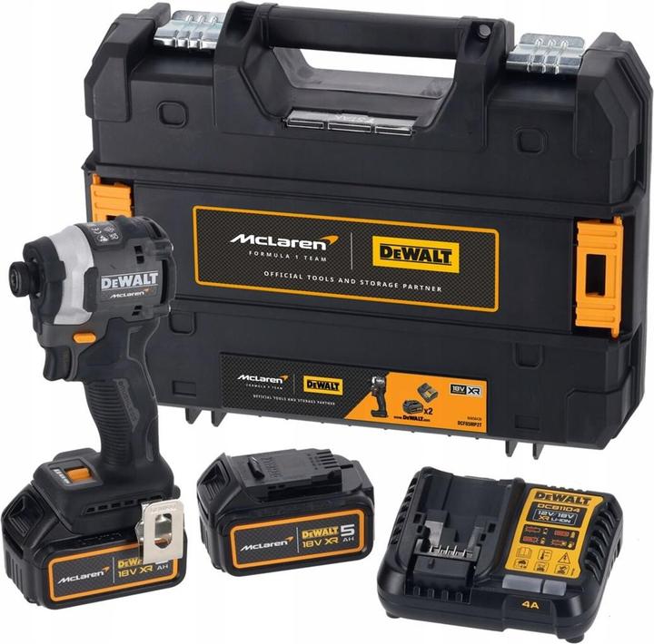 DeWalt DCF85MP2T McLaren F1 Team 18V XR Schlagschrauber - 2 x 5Ah (Akkubetrieb)
